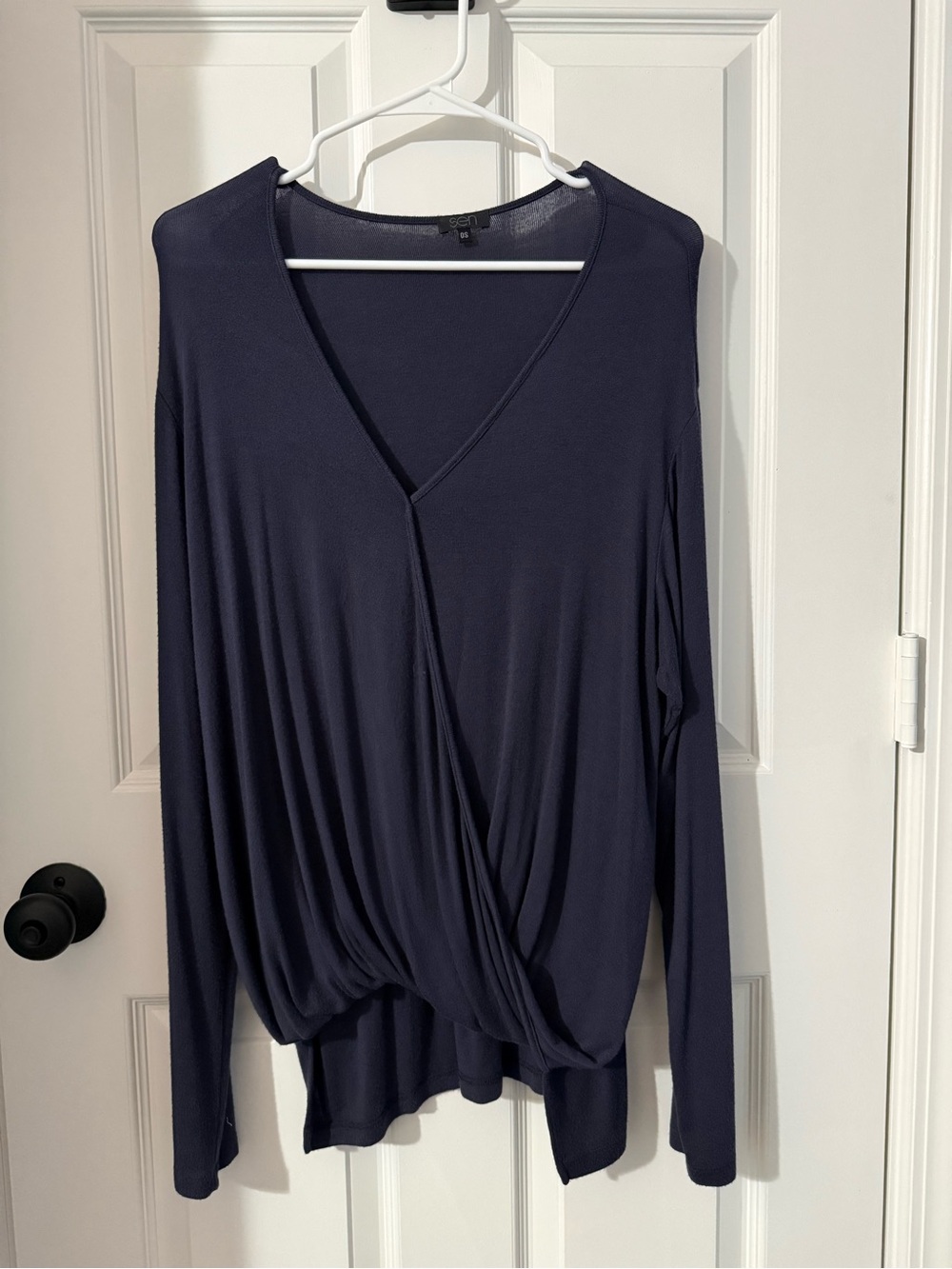 Surplus Long Sleeve Top in Navy